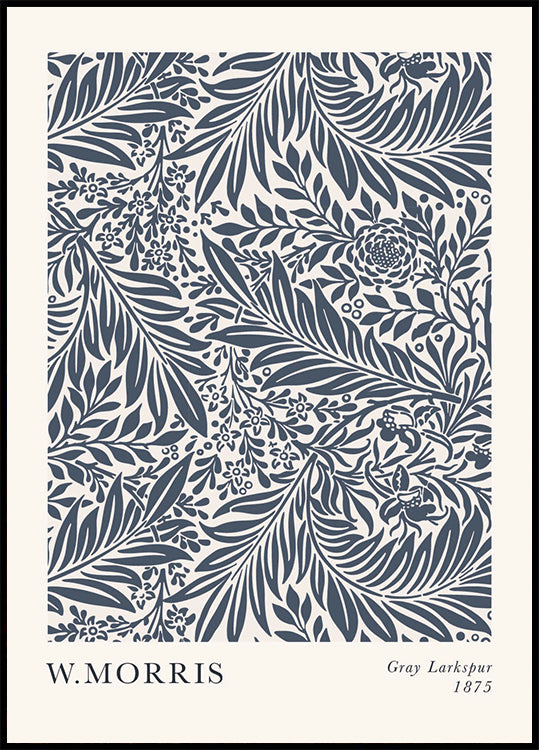 Gray Larkspur Poster - Posterbox.dk