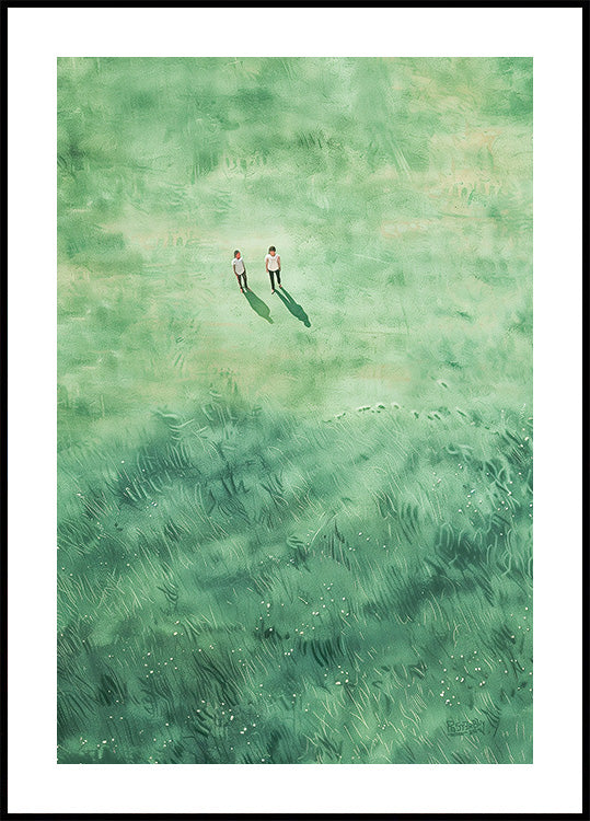 Green Grass Fields Poster - Posterbox.dk