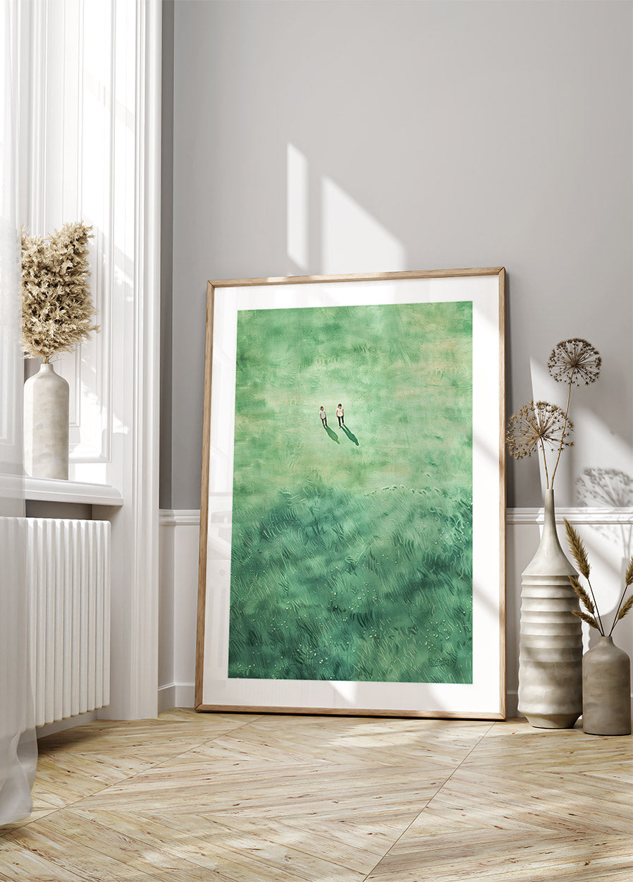 Green Grass Fields Poster - Posterbox.dk