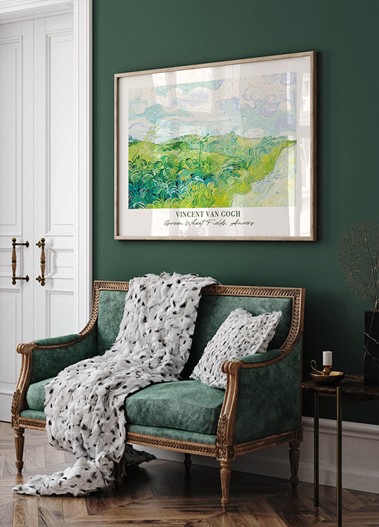 Green Wheat Fields, Auvers Poster - Posterbox.dk