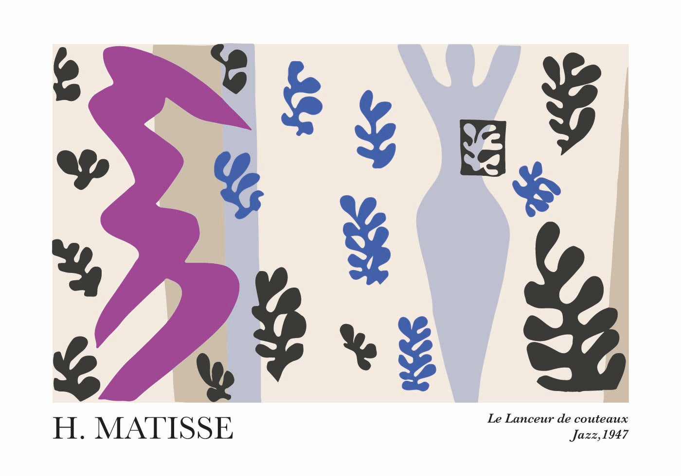 H. Matisse The Knife Thrower Poster - Posterbox.dk
