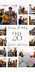 Happy Birthday Personalized Poster - Posterbox.dk