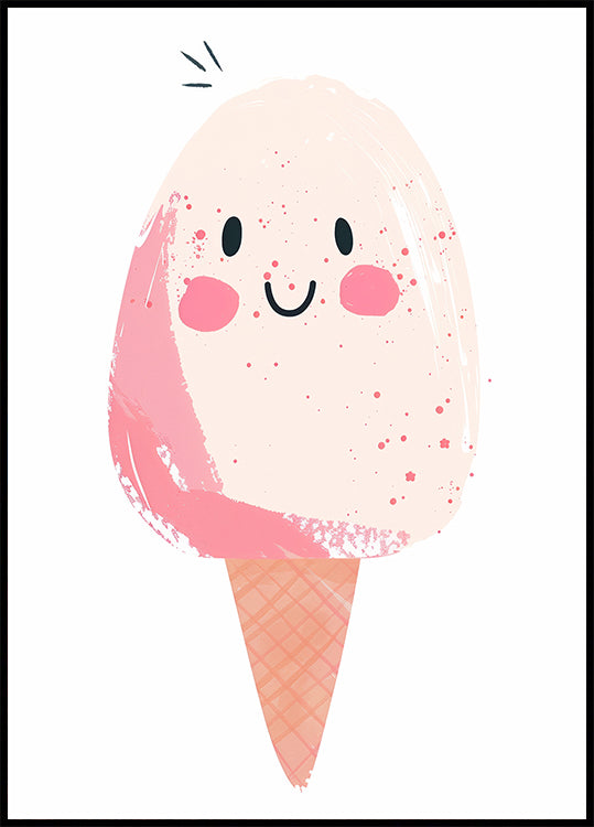 Happy Ice Cream Poster - Posterbox.dk
