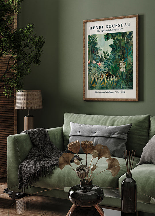 Henri Rousseau - The Equatorial Jungle Poster - Posterbox.dk