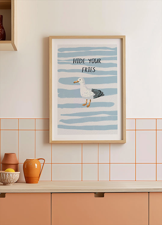 Hide Your Fries Poster - Posterbox.dk