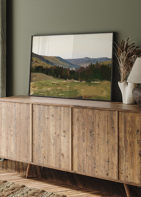 Highland Landscape by Leon Wyczółkowski Poster - Posterbox.dk