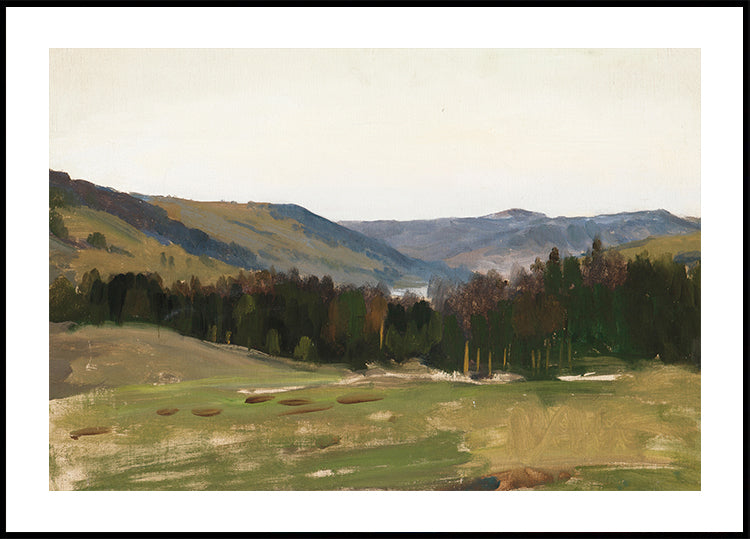 Highland Landscape by Leon Wyczółkowski Poster - Posterbox.dk