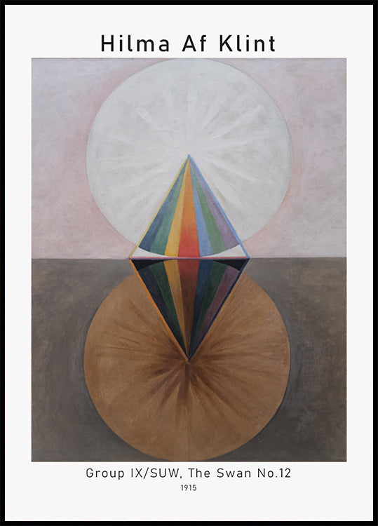 Hilma af Klint - Group IX/SUW, The Swan No. 12 Poster - Posterbox.dk