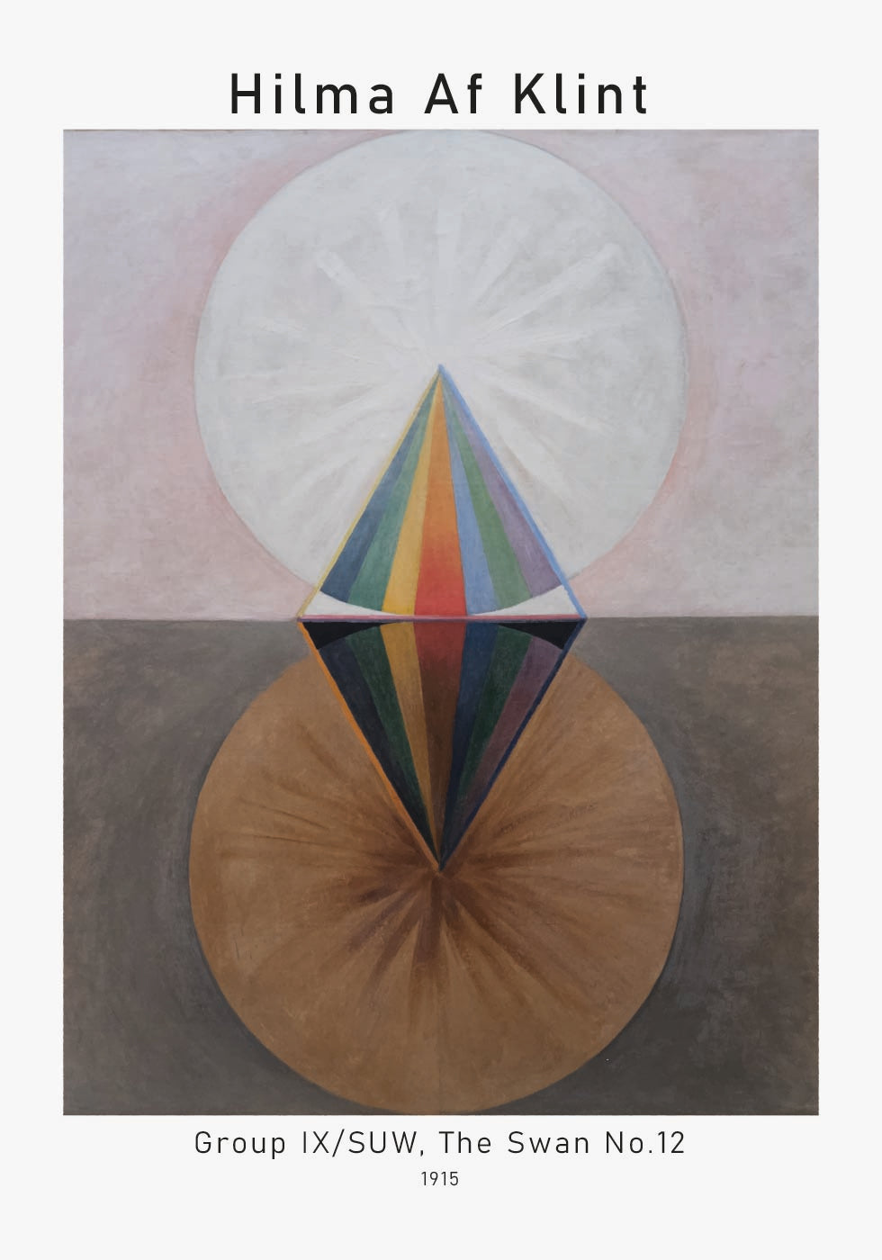 Hilma af Klint - Group IX/SUW, The Swan No. 12 Poster - Posterbox.dk