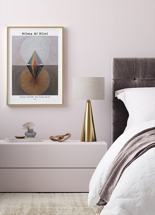Hilma af Klint - Group IX/SUW, The Swan No. 12 Poster - Posterbox.dk