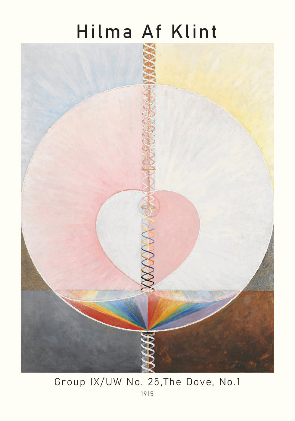 Hilma Af Klint - The Dove No. 1 Poster - Posterbox.dk