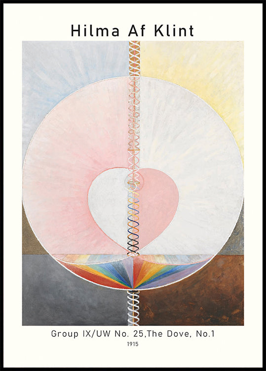 Hilma Af Klint - The Dove No. 1 Poster - Posterbox.dk