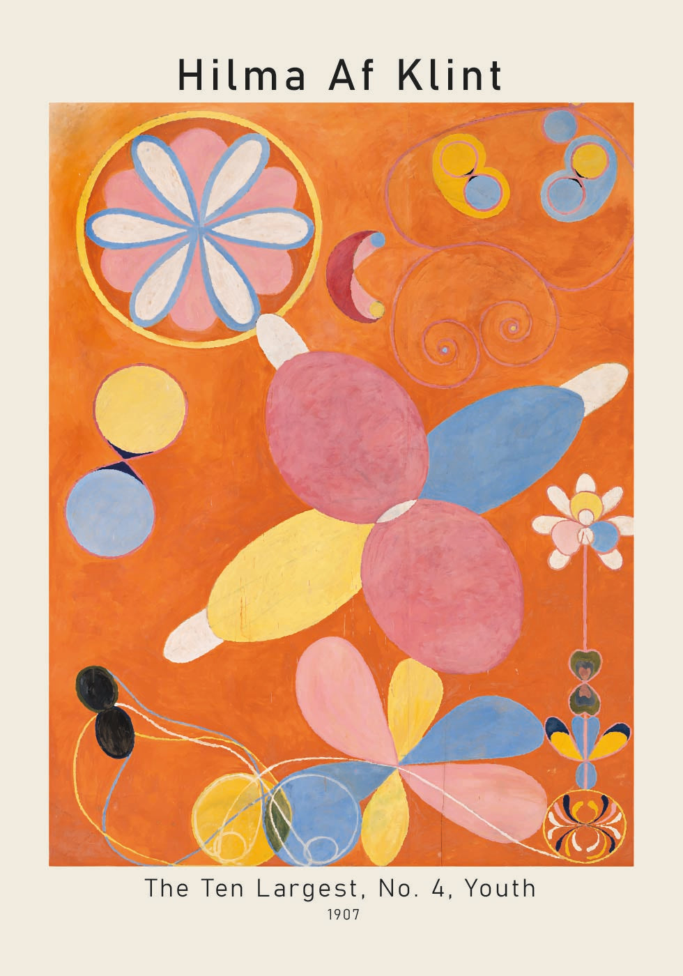 Hilma Af Klint - The Ten Largest, No. 4, Youth Poster - Posterbox.dk