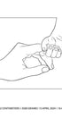 Holding Hands Birth, Minimalist Baby and Parent Line Art Poster - Posterbox.dk