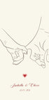 Holding Hands Personalized Poster - Posterbox.dk