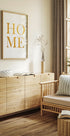 Home Gold Typography Poster - Posterbox.dk