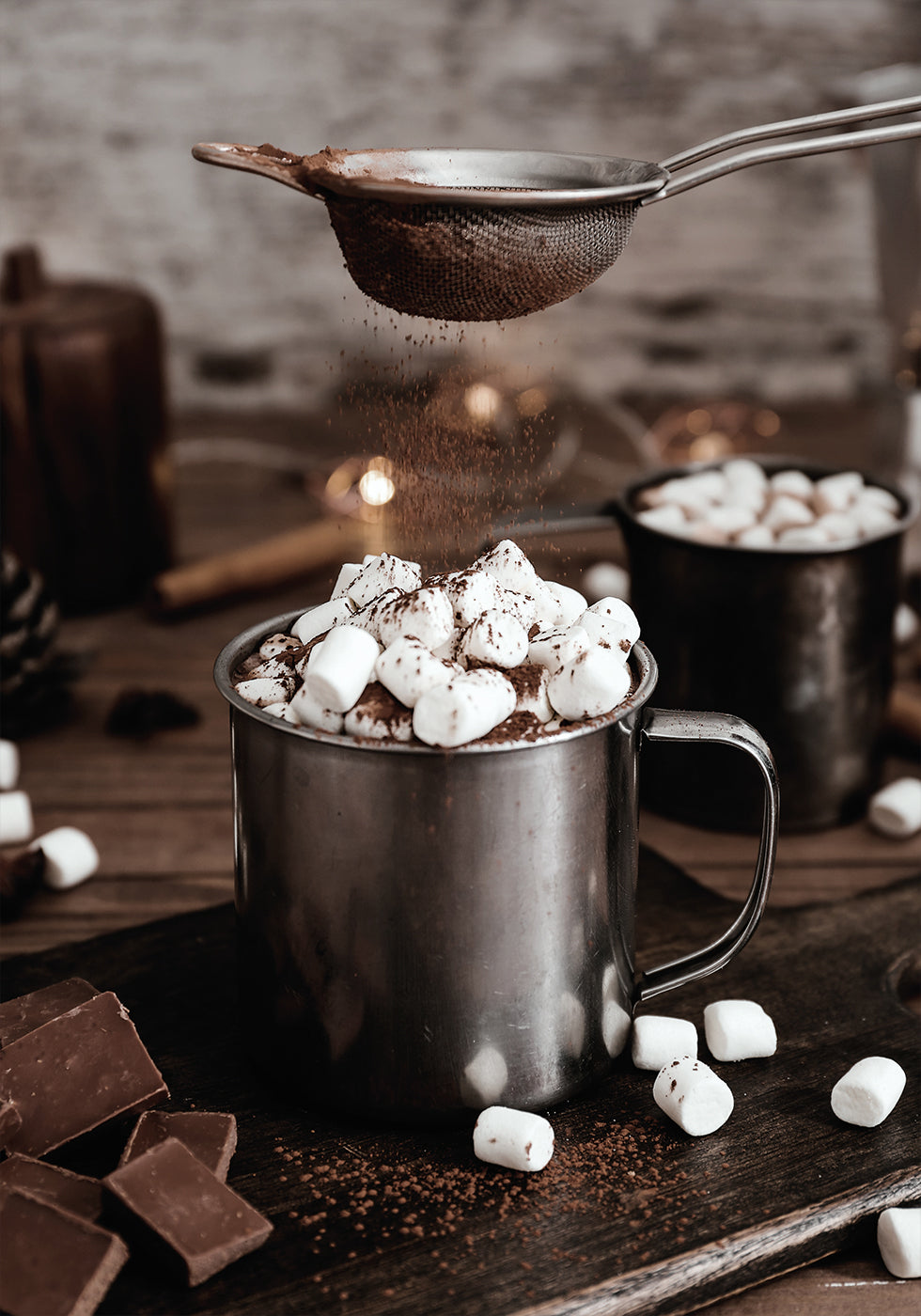 Hot Chocolate with Marshmallows Poster - Posterbox.dk