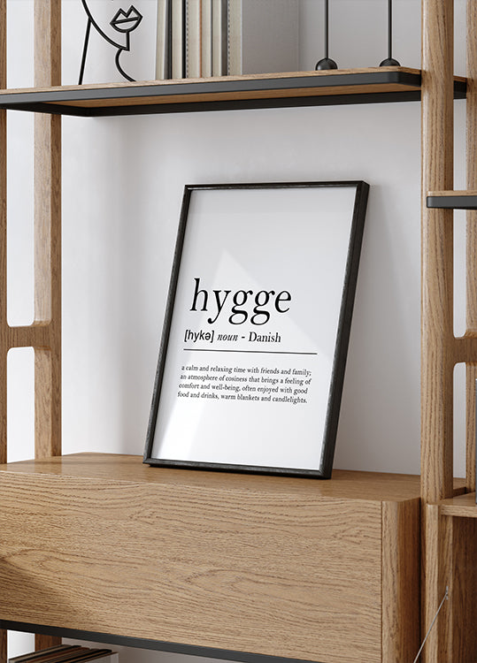Hygge - A Danish Concept of Comfort Poster - Posterbox.dk