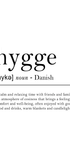 Hygge - A Danish Concept of Comfort Poster - Posterbox.dk