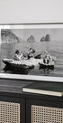 vintage Summer, Women Eating Pasta on a Lake Poster - Posterbox.dk