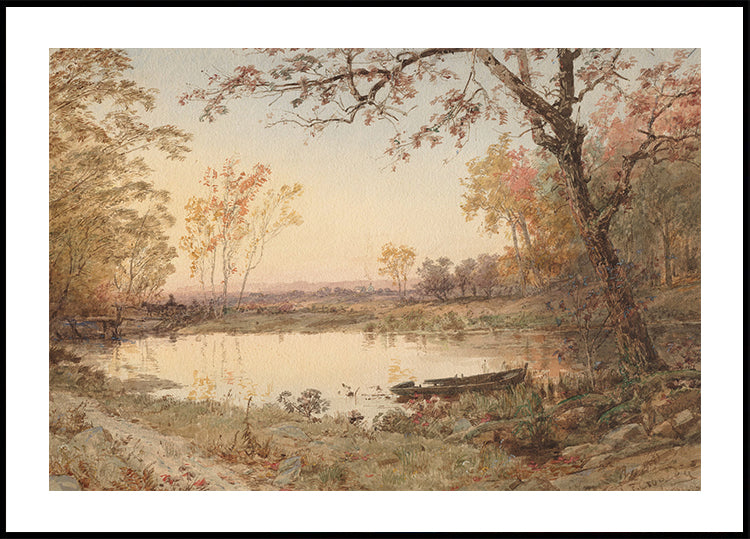 Jasper F. Cropsey - Hastings on Hudson Poster - Posterbox.dk