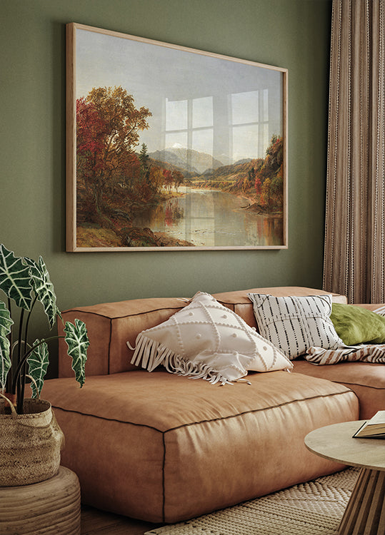 Jasper F. Cropsey - Mount Washington, New Hampshire Poster - Posterbox.dk