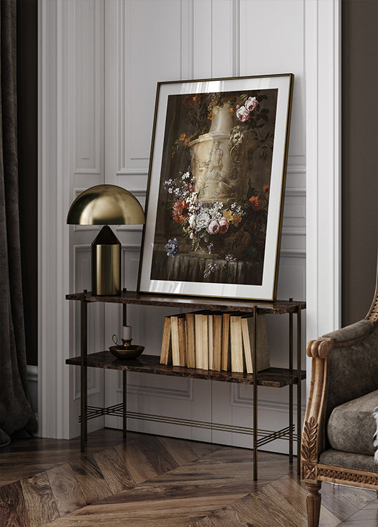 Jean-Baptiste Monnoyer - A Garland of Flowers Poster - Posterbox.dk