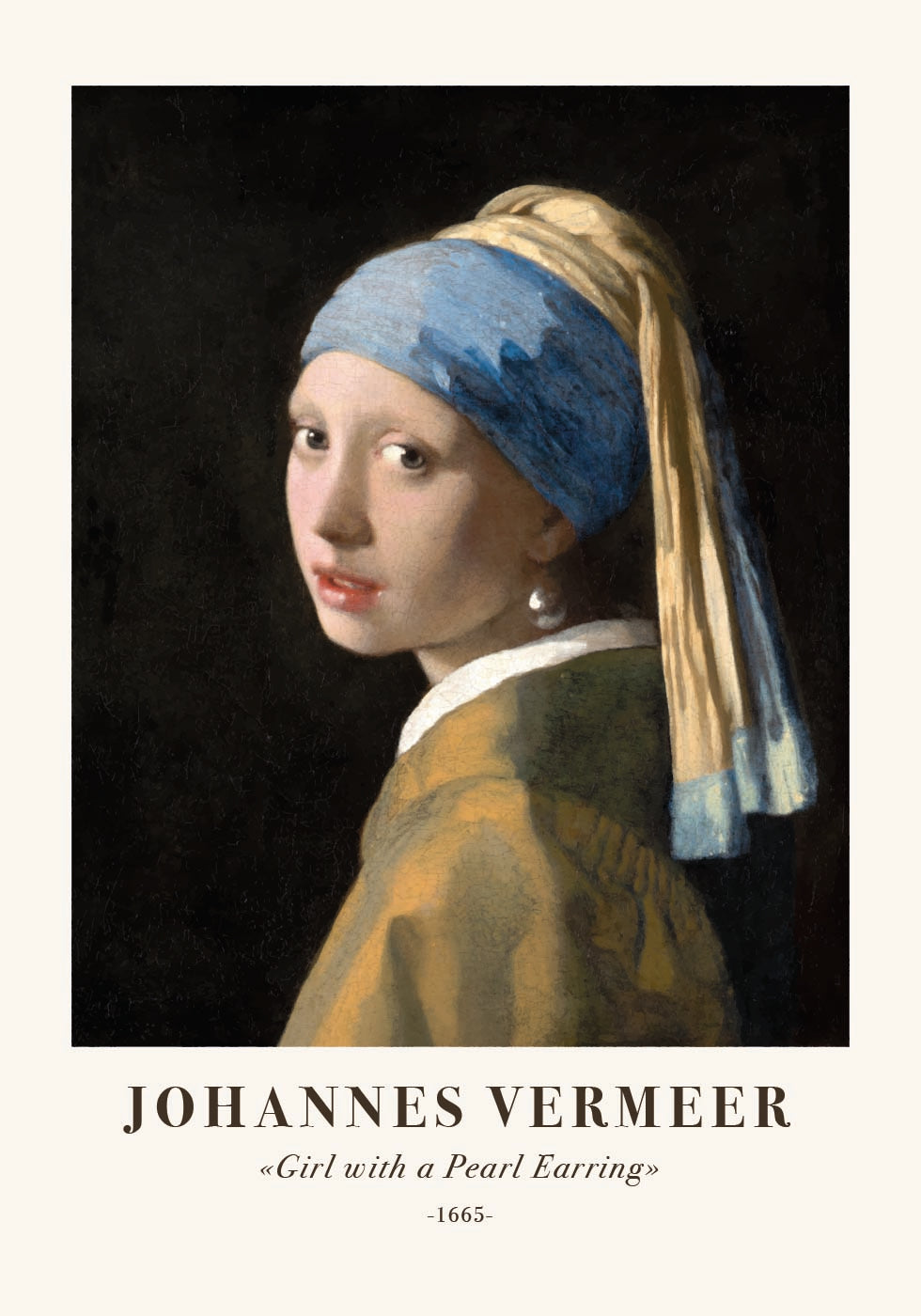 Johannes Vermeer, Girl with a Pearl Earring Poster - Posterbox.dk