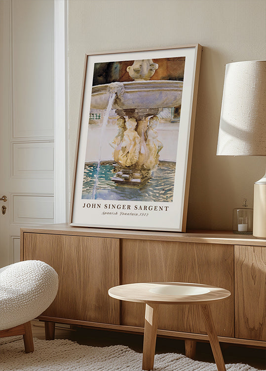 John Singer Sargent, Spanish Fountain Poster - Posterbox.dk