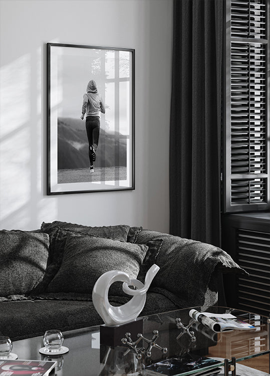 Keep Running Poster - Posterbox.dk