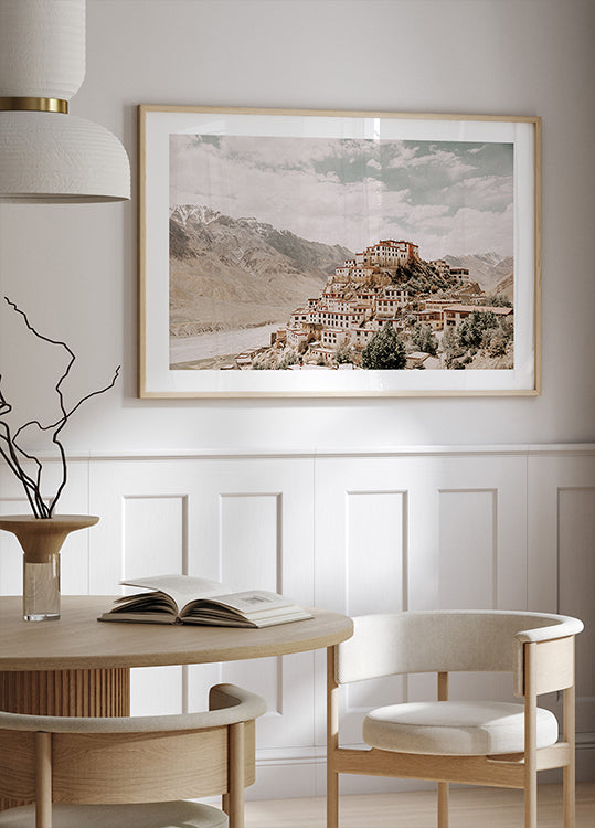 Key Monastery in the Himalayas Poster - Posterbox.dk