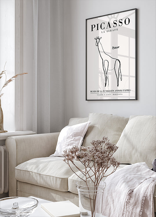 La Girafe, Pablo Picasso Poster - Posterbox.dk