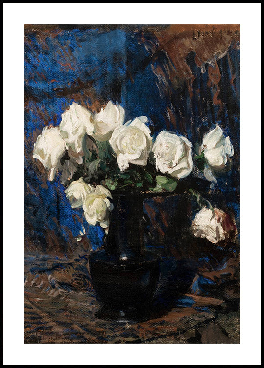 Leon Wyczółkowski - White Roses Poster - Posterbox.dk