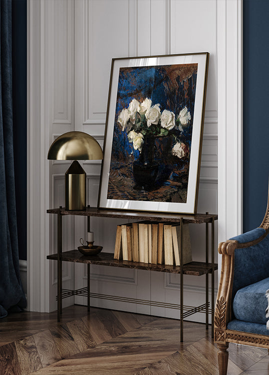 Leon Wyczółkowski - White Roses Poster - Posterbox.dk