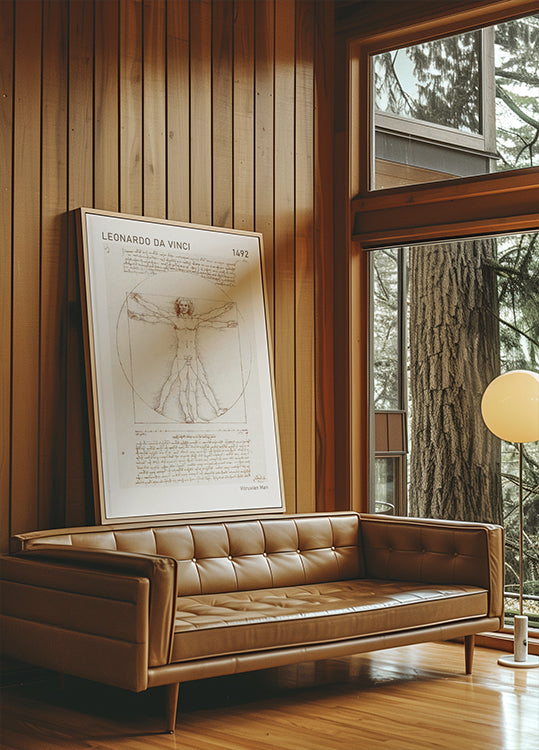Leonardo da Vinci, Vitruvian Man Poster - Posterbox.dk