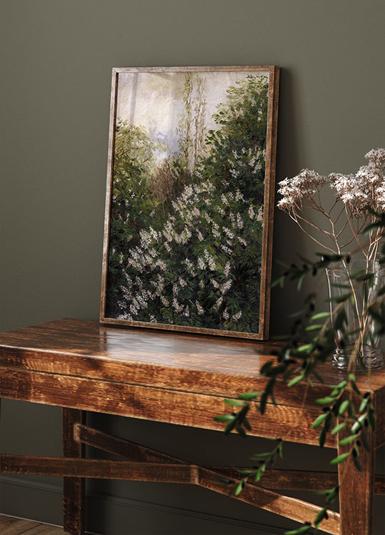 Lilac Blossoms by Ladislav Mednyánszky Poster - Posterbox.dk