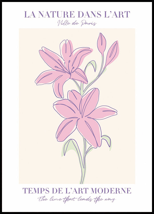 Lilies Poster - Posterbox.dk