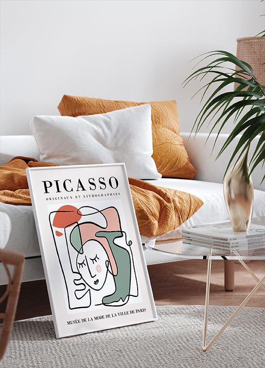 Lithograph no. 4, Picasso Poster - Posterbox.dk
