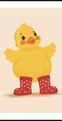 Little Duck in Red Boots Poster - Posterbox.dk