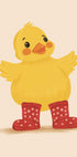 Little Duck in Red Boots Poster - Posterbox.dk