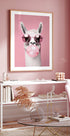 Llama With Bubble Gum Poster - Posterbox.dk