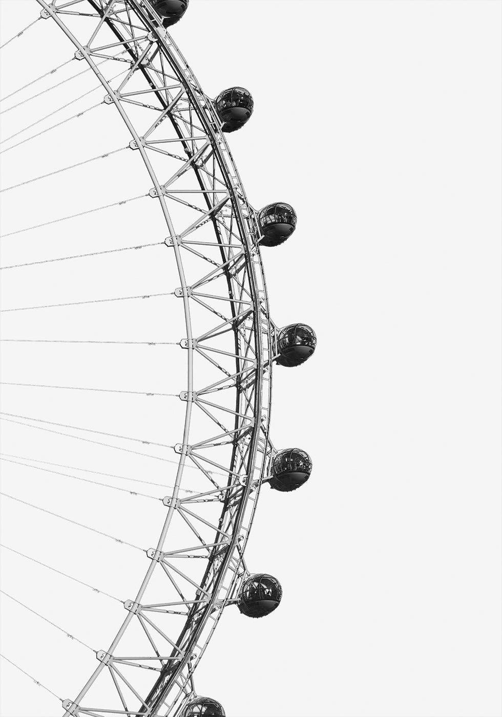 London Eye Minimalist Poster - Posterbox.dk