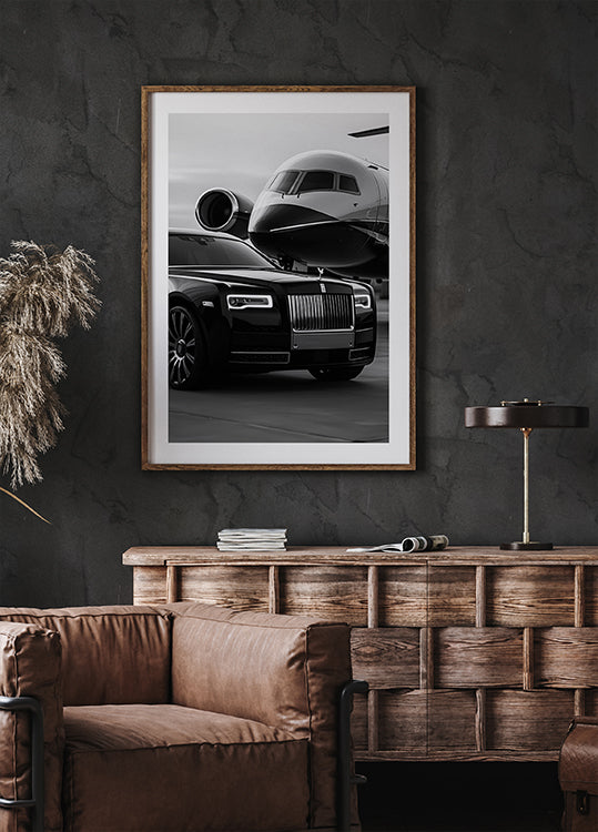 Luxury Lifestyle Black & White Poster - Posterbox.dk