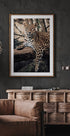 Majestic Leopard Resting on a Tree Poster - Posterbox.dk