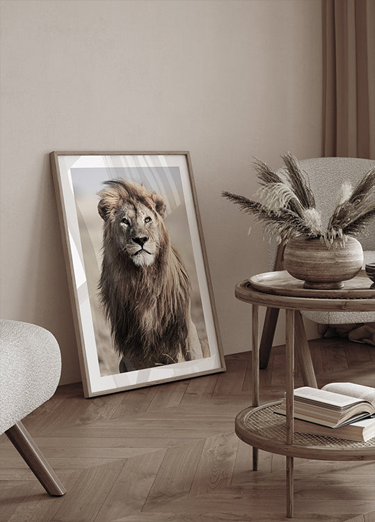 Majestic Lion Poster - Posterbox.dk