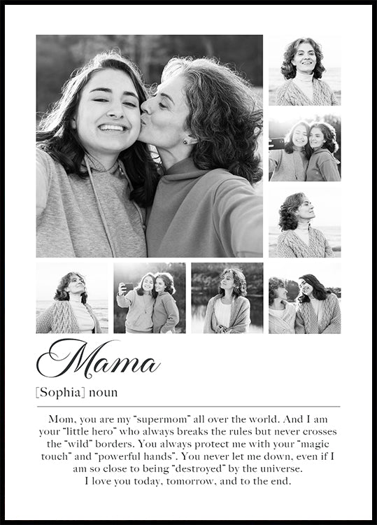 Mama Definition Print Poster - Posterbox.dk