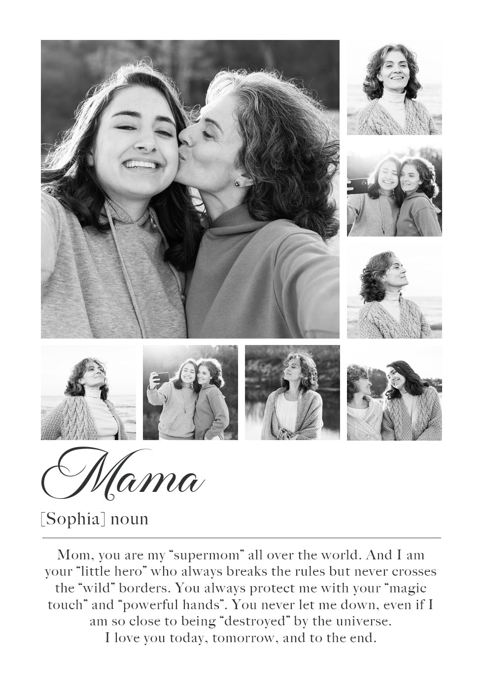 Mama Definition Print Poster - Posterbox.dk