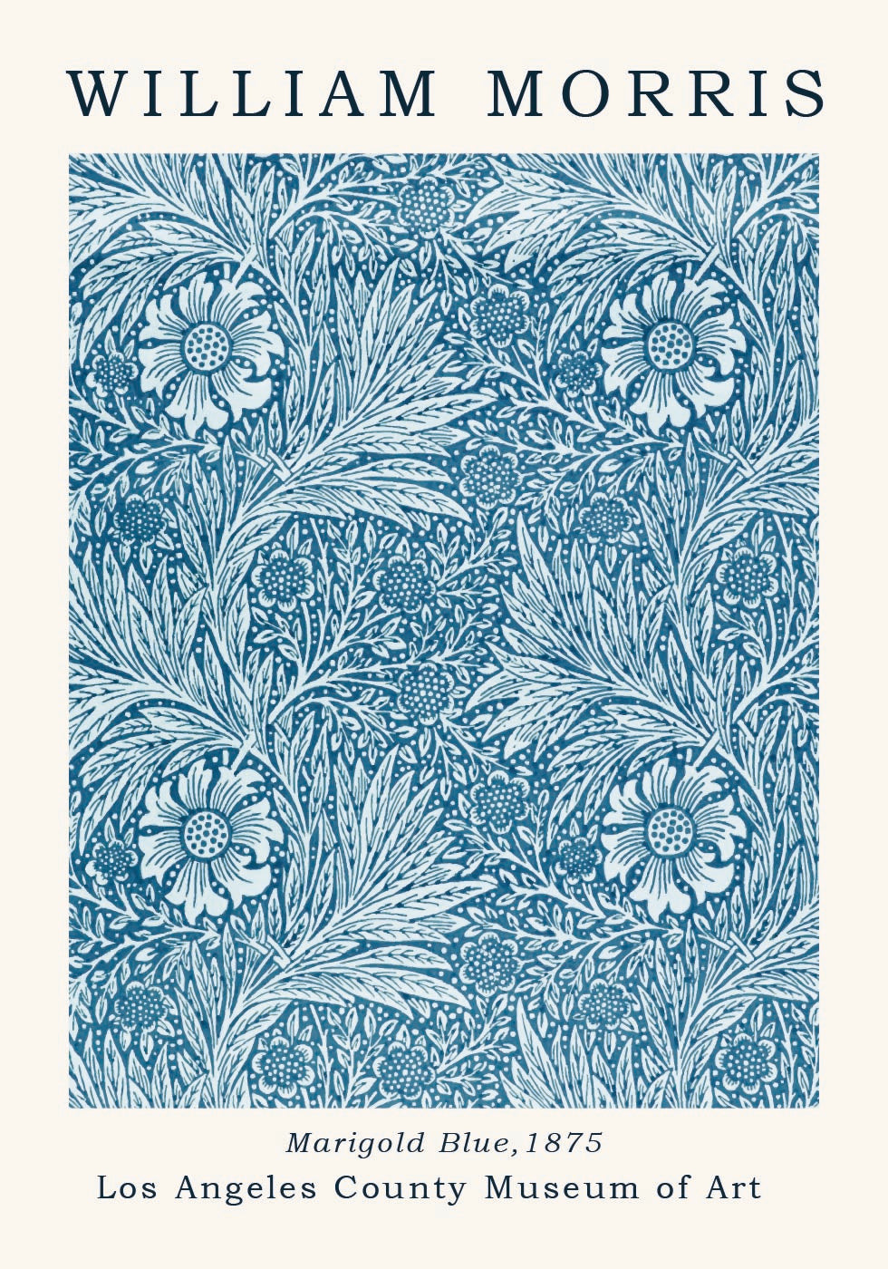 Marigold Blue Poster - Posterbox.dk