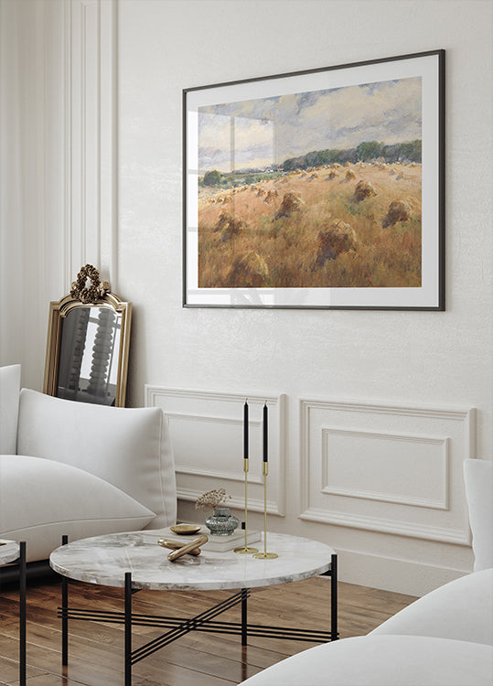 Maryland Wheat Fields Landscape Poster - Posterbox.dk