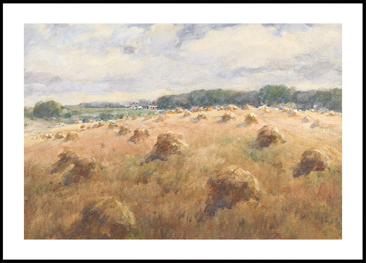 Maryland Wheat Fields Landscape Poster - Posterbox.dk